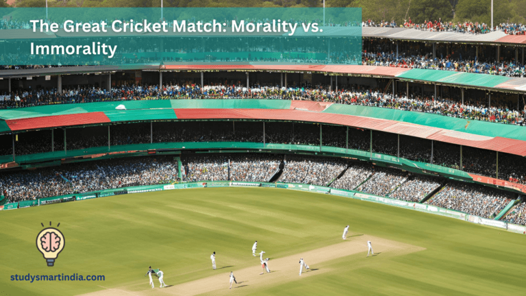 The Greatest Cricket Match: Morality vs. Immorality