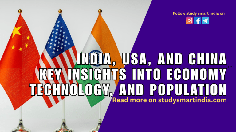 Comparing India, USA, and China: Key Insights into Economy, Technology, and Population