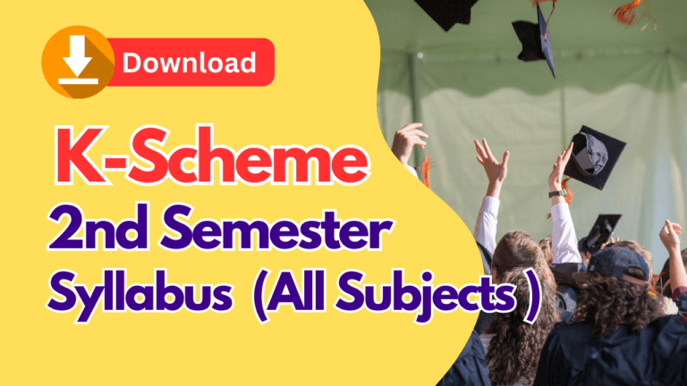 Download Diploma 2nd Semester All Syllabus (K-Scheme)