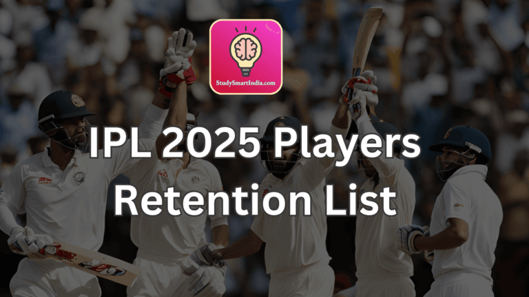 IPL 2025 Player Retention List Announced