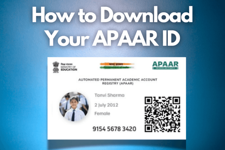 How to Download Your APAAR ID