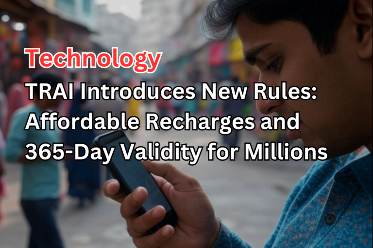 TRAI Introduces New Rules: Affordable Recharges and 365-Day Validity for Millions